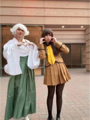 last draft from day 1 of ala #ala #alacosplay #animelosangeles #ala2025 #kamisamakiss #kamisamakisscosplay #nanamimomozonocosplay #mizukicosplay 