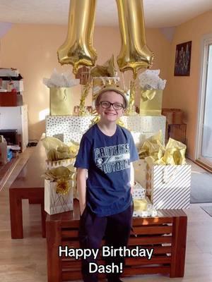 Happy Golden Birthday Dash! 11 on the 11th! #Birthday #HappyBirthday #BirthdayBoy #GoldenBirthday 