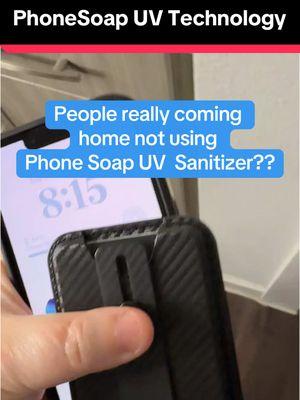 We all need the UV light Phone Sanitizer Phone Soap which uses UVC light technology to kill 99.9% of germs on phones and other small objects. Its fast & easy to use! @PhoneSoap #uvlightphonesanitizer  #phonesoap #sanitize #sanitizer #phonesanitizer #uvc #uvclight #ecofriendly #tech #techtok #techtips #techgadgets #iphone #android #tiktokshopfinds #phoneaccessories #coldandfluseason #uvphonesanitizer #gross #disinfect #germs #killgerms  #phonesanitizer  #fluseason #healthhacks #cleanhome #nogerms #SelfCare #safetyessentials #newarrival #tiktokshoploveatfirstfind #TikTokShopJumpstartSale