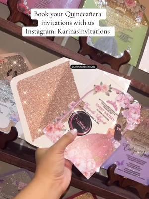 Quinceañera Invitations  #karinasinvitations #invitation #acrylicinvitations #houstontx #houstontexas #misquince #misquinceaños👑 #luxuryinvitations #invitacionesacrilico #invitacionesde15 #misquinceaños #invitacionesacrilicas #elegantinvitations #sweet16invitations #weddinginvitations 