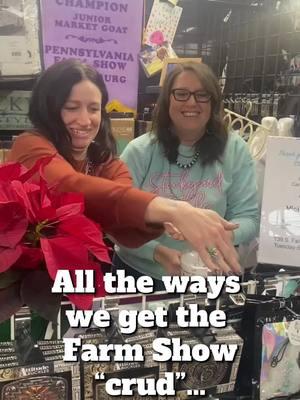 Sharing is caring 🥴 at the Farm Show! We wish we could say that these were exaggerations… #centralpennsylvania #pennsylvaniacheck #pafarmshow #PAagriculture #stockyardstyleboutique #westernwear #shopsmall 