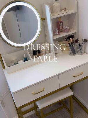 Beautiful dressing table, fits perfectly into my interior🌸@Vabches Official @Vabches #dressing #table #dressingtable #Home #vabches #BeautyTok