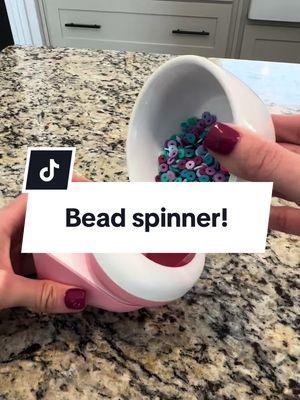 ON SALE!!!!! I make clay bracelets often just for fun and this spinner is a GAME CHANGER!! It’s so fun and enjoyable! #TikTokShop #beadspinner #CapCut 