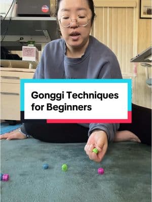 Two important gonggi techniques for beginners! Check out my playlist for more!  #gonggi #games 