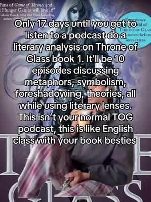 Podcast is called Book Talk for BookTok and episodes start on January 28th! #tog #throneofglass #throneofglassseries #throneofglassbooks #sjm #sarahjmaas #sarahjmaasbooks #BookTok #booktalkforbooktok #booktokfyp #CapCut 