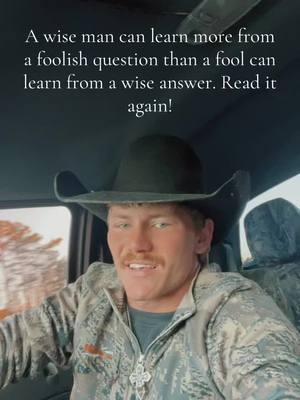 Don’t be a fool!  - - - #truth #facts #western #foryoupage #fypシ゚viral #prohats #vintage #patronsilversmith 