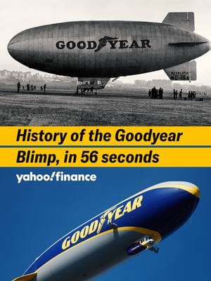 Did you know there are only 17 full-time blimp pilots left in the U.S.? Here's the history of the Goodyear Blimp, in 56 seconds from 'Yahoo Finance Sports Report' podcast host@joepompliano. #yahoofinance #yahoosports #yahoofinancepodcast #yahoofinanceyahoosportsreport #podcast #podcastclips #goodyear #goodyearblimp #didyouknow #rosebowlparade #history #collegefootballhalloffame #halloffame #CollegeFootball #blimp #blimppilot @yahoosports