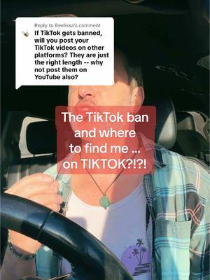 Replying to @Beelissa The TikTok ban  and where to find me … on TIKTOK?!?! The presumed TikTok ban is NOT “all she wrote” for me on this app 😉 #tiktokban #kenarrington 