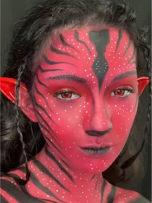 Lava Avatar 🌋🪨🏹 #foryou #lavaavatar #foryoupage #fyp #avatar #avatarmakeup #makeup #makeupartist #avatarmovie #lavaavatarmakeup 