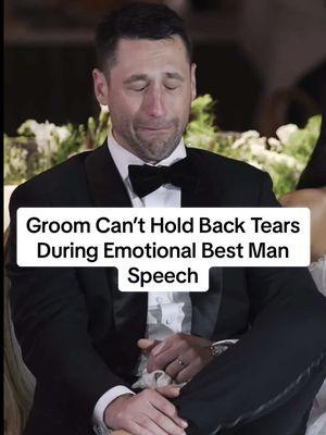 'She was Buzz, and I was Woody, and it hurt a little' 😂 From the hilarious Toy Story reference to the heartfelt emotions, this speech had Ryan in tears—and so are we! 🥲❤️ 🎥: Mels Films To see more emotional weddings from Mels Films, head to the link in bio.  #bestmanspeech #emotionalspeech #funnyspeech #miamiwedding #toystory #weddingspeeches 