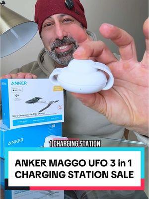 Enjoy 25% OFF this ANKER MagGo UFO 3 in 1  Charging Station! Perfect travel charger! . . #anker #ankerhighpower #ankershop #newyear #travel #ankerambassador #ankercharger #wirelesscharger #chargingstation #3in1charger #3in1 #treasurefinds #ad #TikTokShopHolidayHaul #GiftGuide #spotlightfinds #TTSDelightNow #giftideasforhim  #giftideasforher #TTSLevelUp #TikTokShopLastChance #TikTokShopNewYearNewAura #TikTokShopCreatorPicks 