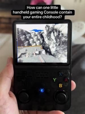 Handheld gaming console with 2500+ games. #retrogaming #n64gamer #goldeneye #90skids #nostalgia 