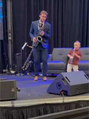 My little nephew Xander jammin on the sax with me! He’s got the moves🤣👏🏽🎷#fyp #littlemusician #cannonballsax #syos #jamsession #jazzsax #blues #gospel @CannonballMusic 