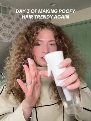 Replying to @Morgan Schmoyer making brushed out curly hair a trend in 2025. IT LOOKS SO CUTE!  Used: @Pollynation Apothecary @MICHE Beauty @Wet Brush #brushedcurls #poofyhair #poofycurlstrend #itsbarbiedellepoofyhair #curlyhair #naturalcurls #blondecurls