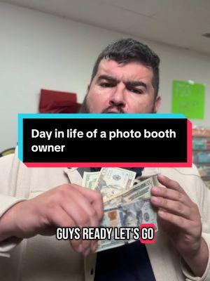 Day in the life of a Photo Booth owner. #photobooth #photoboothbusiness #photoboothguy #bestphotobooth #photobooths #bestsidehustleforbeginners #props 