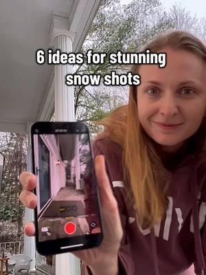 6 ideas for snowy shots 😻 Idea 1: Turn on slow-motion mode and set your phone to 120 fps. Hold the phone parallel to the sky, ideally with some branches in the foreground. Move the camera upward from bottom to top, then apply a reverse effect during editing. Idea 2: Bring your phone close to a snow-covered branch, lock the focus, and slowly lean back. In editing, apply a reverse effect to create a beautiful transition from blur to focus. Idea 3: Capture a hot drink, preferably with steam, against a scenic snowy background in slow motion. Idea 4: Scoop up some snow, blow it toward the camera, and film it in slow motion. Idea 5: picnic on the snow: Use a cozy setup with a mug, thermos, oranges, a clear teapot, and knitted items on a snowy background. Idea 6: Ask a friend to shake a snow-covered branch above you and capture the moment in slow motion. If you’d like even more snow photo ideas, let me know in the comments! By the way, does it snow where you live? How often? #videoideas #snow #snowvibes 