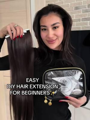 How to install Hair Extensions at home💞 #easyhairextensions #bestdiyhairextensions #besthairextensions #BestHairProducts #athomehair #athomesalon #athomeextensions #viralhairextensions #viralhair #diyhairextensions #diytapeinhairextensions #diywefthairextensions #hairtrends2025 