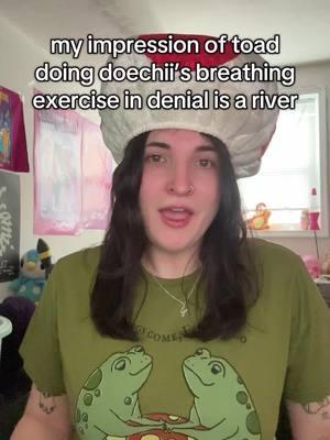 i stopped at the grrrr 👹 last time so here’s the part with the breathing exercise <3 #doechii #toad #toadimpression #toadmemes #denialisariver #alligatorbitesneverheal #toadtok #impression 