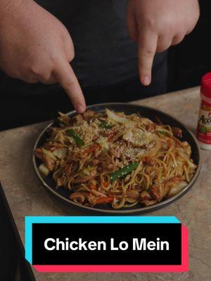 #sponsored now I can revisit this core memory because of Ac’cent flavor enhancer Chicken Lo Mein 1-2 lbs chicken thighs cut into strips 2 cups cabbage chopped 3 carrots cut julienne (match sticks) 1/2 onion cut in slices 1/2 cup cut Green onion 3 tbsp vegetable oil 8 oz Cooked lo mein noodles Sauce 4 tbsp soy sauce 2 tbsps chicken stock 1 tbsp honey 1 tbsp oyster sauce 1 tbsp Ac’cent flavor enhancer 1 tbsp sesame oil 1 tbsp cornstarch In bowl add and whisk together sauce ingredients Over medium high heat pan add 1/4 of sauce and chicken thighs cooking til browned and fully cooked Removed from pan and add onions and carrots cooking til charred to desired color stirring constantly so not to burn add cabbage letting cook for a few minutes but not so long it loses its crisp texture Add in chicken, rest of sauce, cooked lo mein and green onion stirring til sauce is coated evenly Serve hot and garnish with seasame seeds for the finishing touch #AccentYourMeals #chickenlomein #EasyRecipe #dinner #mealideas #holmescooking 