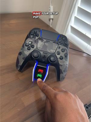 PS5 Controller Fast Dual  Charging Station! #ps5controller #chargingdock #consolegaming #gamers #cooltech #coolgadgets #ps5 #wirelesscharger #newyearnewaura 