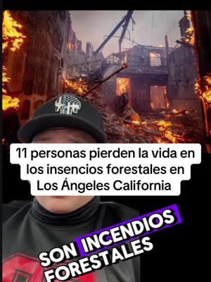 11 personas pierden la vida en  los insencios forestales en Los Ángeles California #losangeles #losangelescalifornia #insendiosforestales #insendios #emergencias #noticia #noticias #palisadescalifornia #palisades #noticiastiktok 