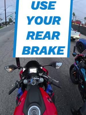 Use your rear brake #motorcycle #motorcycles  #brakes #rearbrake #CapCut 