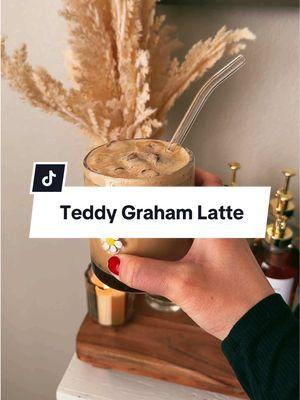 Teddy Graham Latte💛✨ Credit: @Kadyn Darrow  Double Espresso Dolce @Nespresso  Espresso Mug and Glass @World Market  Vanilla Syrup @Torani  Recipe 2 shots espresso 1 tbsp honey  1/4 tsp cinnamon  Ice 1 oz vanilla syrup  3/4 cup milk #teddygrahamlatte #honey #honeylatte #teddygraham #coffeerecipe #icedlatte #fyp #cinnamonlatte #cinnamon #coffeebar #worldmarket #torani #honeyvanillalatte #vanillalatte #cafelivcakes #livcakes #aesthetic #vibes #espresso #coffeeathome #Recipe #barista #homecafe #gilmoregirls 