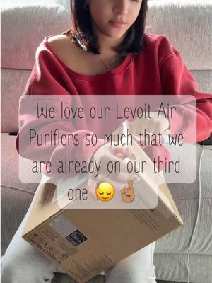 Our baby needed an upgrade, so we got him this @Levoit_official air purifier #levoitairpurifier #airpurifier #levoit 