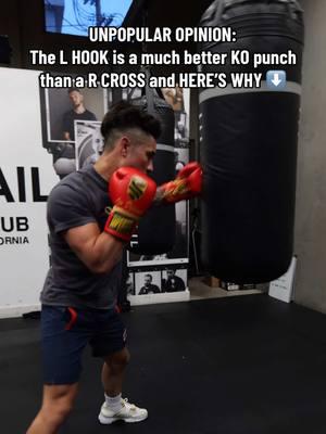 Analysis ⬇️ Many fighters and people who train fall in love with developing their dominant hand cross as their KO shot. While this is the inclination of many, here’s why I feel developing your hook will bring you more success in landing damaging shots: 1. [CAPITALIZATION] The most common technical error made in the chaos of a fight is dropping the hands slightly below the chin, or improperly guarding the chin while exchanging with the opponent. It’s always going to be hard to stay 100% defensively sound when trading, and a L Hook is great at capitalizing on these openings, since we often focus on what is directly in front of us during striking exchanges. 2. [DETECTION] A R Cross is slightly easier to detect and evade due to it being in your vision the entire time from beginning to end. In a fight, every millisecond is crucial to staying safe and landing your shots. The L Hook, due to its angle and trajectory, often is detected just a few milliseconds later than traditional straight punches. Delayed detection will equate to higher probabilities of landing your shot before the opponent can defend or even brace for the impact. 3. [INTERCEPTION] The R Hook, being a punch that travels in a straight line, allows it to be evaded with minimal head movement from the opponent. When throwing your L Hook (and if you condition the opponent properly with feints and reads), there’s always the chance that the opponent miscalculates and weaves or slips into your L Hook, amplifying its power upon landing. These are just my opinions. What are your thoughts? #Boxing #technique #bagwork #hook #cross #boxinglife #striking #martialarts #training #heavybag 