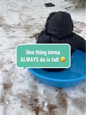 Snow 1 -Tarimah 0 🥹🤣🤣 those boots were NOT made for slippery conditions 😂😂 #clumsymeetssnow #clumsygirl #snowday #snowdayfun #atlsnowday #atlantasnow #funday #motherdaughter #makingmemories #sledding #sleddingfun #2025 