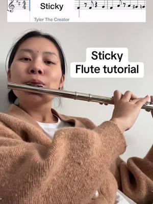 #flute #sticky #tylerthecreator #fyp #ruyaflute #flutetutorial #sheetmusic #flutist #beginnerflute 