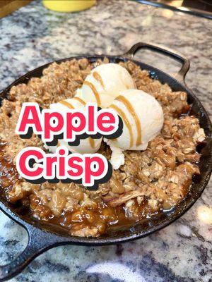 Apple Crisp 🍎 #recipes #applecrisp #desserts #baking