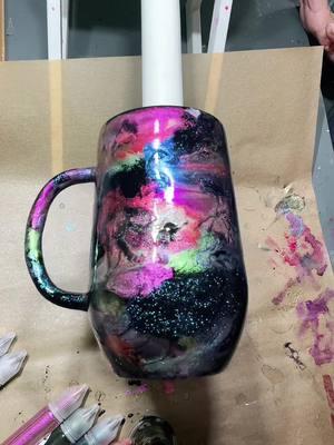 Using @EzTurnz inks. Lighting doesn’t do it justice #stormcloudcreations #epoxyresin #art #SmallBusiness #handmadegifts #resintumblers 