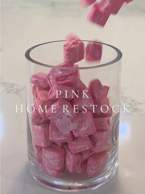 Pink home restock 💓🎀🌸🫧 #asmr #restock #restockasmr #pink #pinkaesthetic #CleanTok #organization #Home #organizedhome 