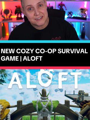 New Cozy Co-Op Survival Game with Floating Islands, crafting, building, and cute animals. I am so excited to finally play this game. Be sure to stop by my 🟣 to see it live in the 15th! #survivalgames #Aloft #newgame 