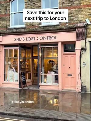 Save this shop for your next trip to London. It's one of the most unusual boutiques in the city, and it's fun to browse the wares.    You can see She's Lost Control and more on my blog. Head to the link in my bio, @aladyinlondon, and use the search box to find my blog post about the best things to do in Hackney.  #london #londonshopping #londonshop #thingstodoinlondon #hackney #broadwaymarket #londonfields 