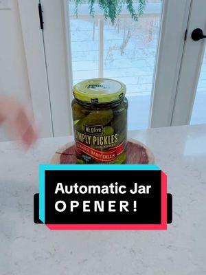 Such a great solution for anyone who struggles with their grip ,arthritis or other health issues not allowing them to be able to open kids easily . #automaticjaropener #jaropener #electricjaropener #arthritis #nogrip #kitchenessentials 