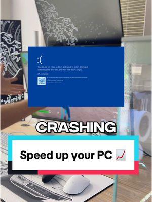 Here’s how to fix PC crashes‼️🤫 #techtok #tech #pctips #computertips #gamingpc #gaming #pccrashing #bluescreen #crash 