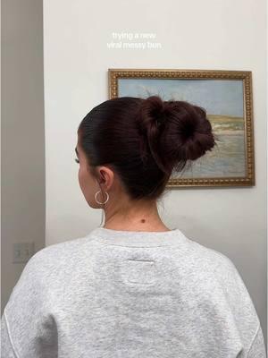 trying out a new viral messy bun! IB: @TORI ROSE 🩷 the perfect messy bun imo #messybun #messybuntutorial #viralmessybun #messybunhairstyle #creatorsearchinsights 