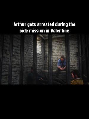 Follow our page for more videos! 🎮♥️ #reddeadredemption2 #rdr2 #arthurmorgan #arrested #during #side #mission #valentine #foryoupage #fyp 