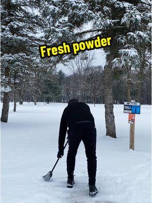 A little white powder will not stop me from a birthday round… *is winter over yet* Michigan 🙄 #birthdayboy #wintergolf #fypツ #viral #sendit 