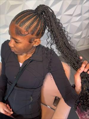 I ate this tf uppppp🤩💇🏾‍♀️ #stitchedbyty #fy #stitchbraids #alabamabraider #protectivestyles #montgomerybraider #fypシ #travelbraider #ponytail #fyp 