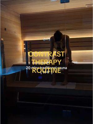 addicted (mostly to benny 🐰) #contrasttherapy #coldplunge #sauna 