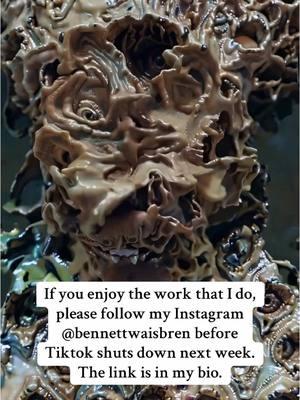 If you enjoy the work that I do, please follow my Instagram @bennettwaisbren before Tiktok shuts down next week The link is in my bio Thank you for following me here on tiktok for all this time, your support meant the world to me. #eyes #zombie #cursed #bodyhorror #aiart #aiartcommunity #aiartwork #aiartist