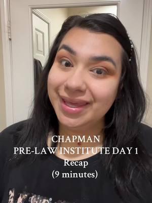 Chapman’s Pre-Law Institute Day 1 Recap. SUCH an amazing day!  #chapmanlaw #chapman #oc #orangecounty #chapmanuniversity #prelaw 