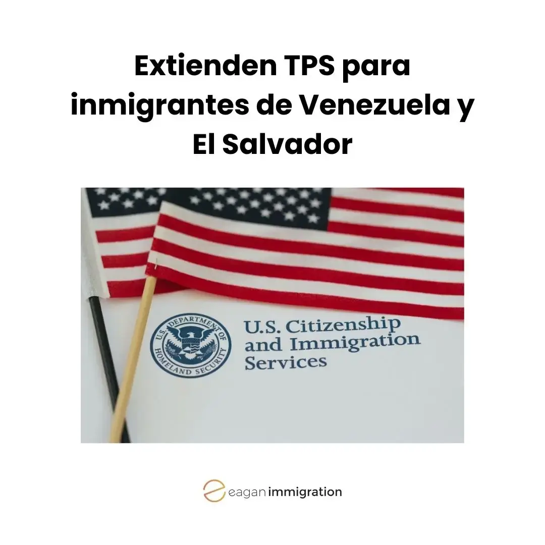 ✅El gobierno de Biden decidió extender por 18 meses más el TPS para cientos de miles de inmigrantes de Venezuela y El Salvador. 📍Esto beneficia a aproximadamente 600,000 venezolanos y 232,000 salvadoreños que ya están inscritos en el programa. El TPS también se extiende para otras dos nacionalidades: Ucrania y Sudán. ‼️La decisión se anunció este 10 de enero de 2025 por parte del Departamento de Seguridad Nacional (DHS). 📲En los próximos días se publicarán más detalles sobre estas medidas donde se explicarán los criterios de elegibilidad, plazos y procedimientos necesarios. Síguenos para que te mantengas informado. Si necesitas ayuda para protegerte a ti o a tu familia, contáctanos. Llámanos al 202-709-6439 para una evaluación gratuita de tu caso o comenta la palabra GRATIS. #abogadadeinmigración #eaganimmigration #tps #inmigrantes #venezuela #elsalvador #uscis #noticias #ultimahora #inmigracion