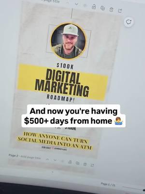 Grab a free copy of my viral Digital Marketing Playbook from my profile‼️ How anyone can learn the skills to go from complete beginner to making hundreds or thousands per day, week or month, from home. I give you everything that I do in my day to day.. From the tools I use to the products that I promote that pay me anywhere from $30-$100 on the low end and up to $2000 on the high end. This IS beginner friendly, and you CAN earn while you learn. 🫡 Let's crush 2025 together! #wealthgrowth #beyourownboss #passiveincometips #sidehustlesthatpay #goldrush2025 #ReferralMarketing 