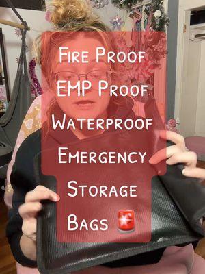 You’re going to want to grab these emp, fire, and waterproof protective bags now before they sell out! ✨ #protectionbags #empproof #fireproof #waterproof #emergencyplan #beprepared 