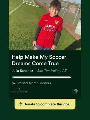 Help me send my baby to Barcelona ##venmo @Sanchez27 ##gofundme##fyp##Soccer##7 ##athlete##mymain