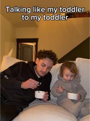 My family and I have adapted what she says and into our vocabulary at this point🤣 #family #firsttimedad #toddler #daughter #toddlersoftiktok 